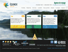 Tablet Screenshot of equinoxaventure.ca